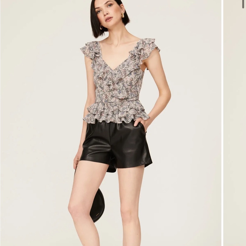 Floral Ruffle Top Marissa Webb x RTR